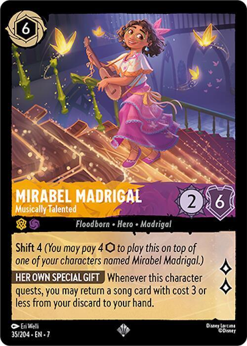  Mirabel Madrigal - Musically Talented (35/204) [Archazia's Island] - Trading Card World