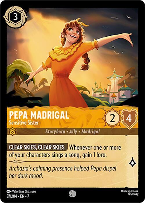  Pepa Madrigal - Sensitive Sister (37/204) [Archazia's Island] - Trading Card World