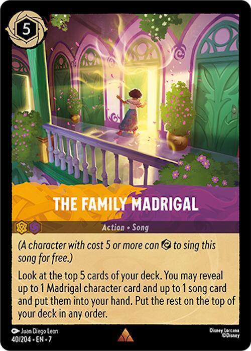  The Family Madrigal (40/204) [Archazia's Island] - Trading Card World