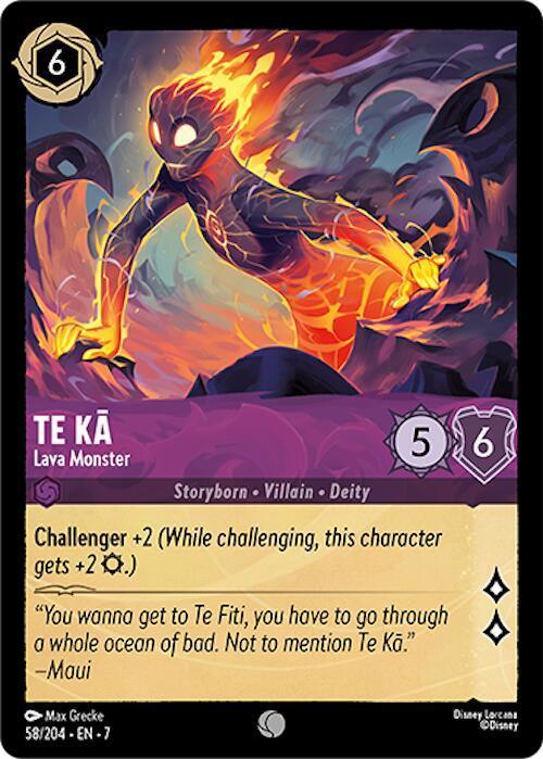  Te Ka - Lava Monster (58/204) [Archazia's Island] - Trading Card World