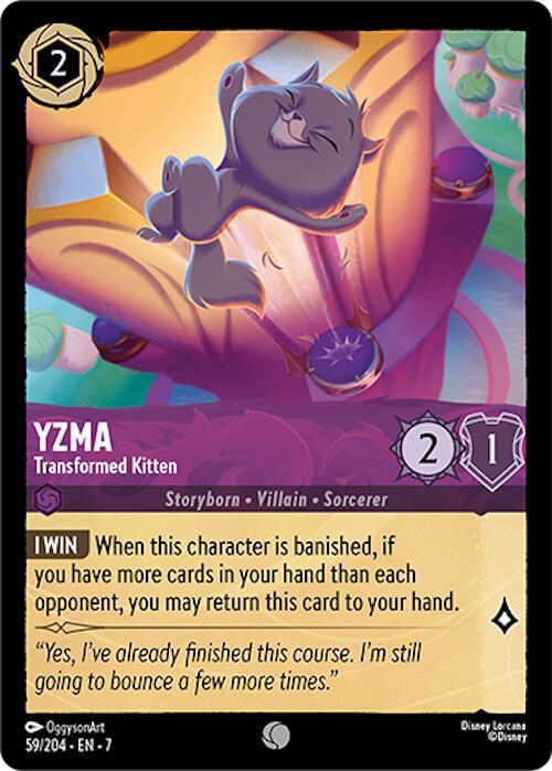  Yzma - Transformed Kitten (59/204) [Archazia's Island] - Trading Card World