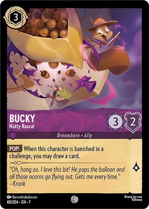  Bucky - Nutty Rascal (60/204) [Archazia's Island] - Trading Card World
