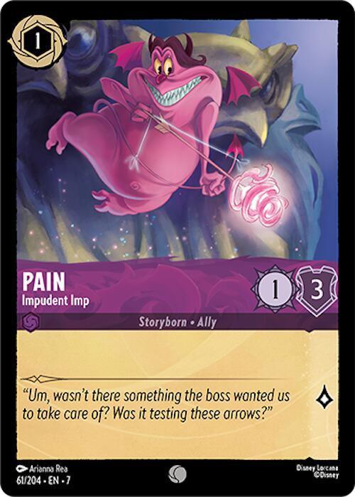  Pain - Impudent Imp (61/204) [Archazia's Island] - Trading Card World