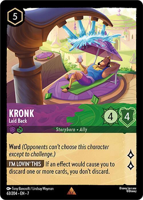  Kronk - Laid Back (63/204) [Archazia's Island] - Trading Card World