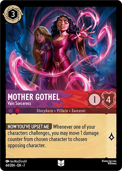  Mother Gothel - Vain Sorceress (64/204) [Archazia's Island] - Trading Card World