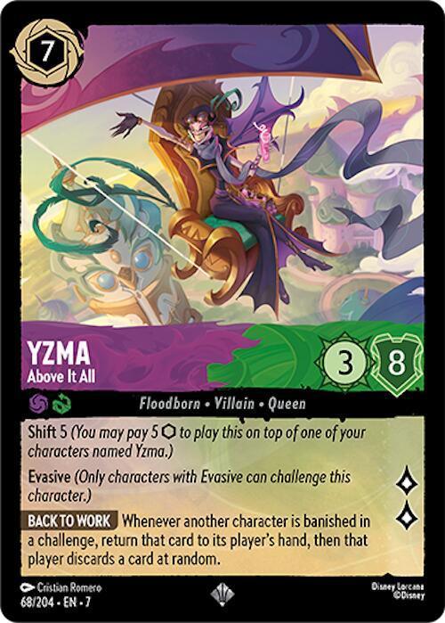  Yzma - Above It All (68/204) [Archazia's Island] - Trading Card World