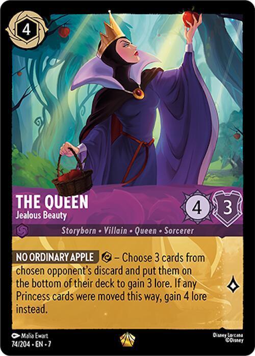  The Queen - Jealous Beauty (74/204) [Archazia's Island] - Trading Card World