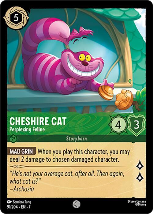  Cheshire Cat - Perplexing Feline (91/204) [Archazia's Island] - Trading Card World