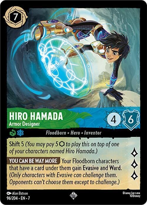 Hiro Hamada - Armor Designer (96/204) [Archazia's Island] - Trading Card World