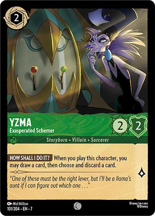 Yzma - Exasperated Schemer (101/204) [Archazia's Island] - Trading Card World