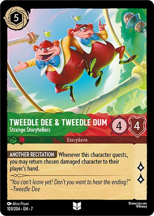  Tweedledee & Tweedledum - Strange Storytellers (103/204) [Archazia's Island] - Trading Card World