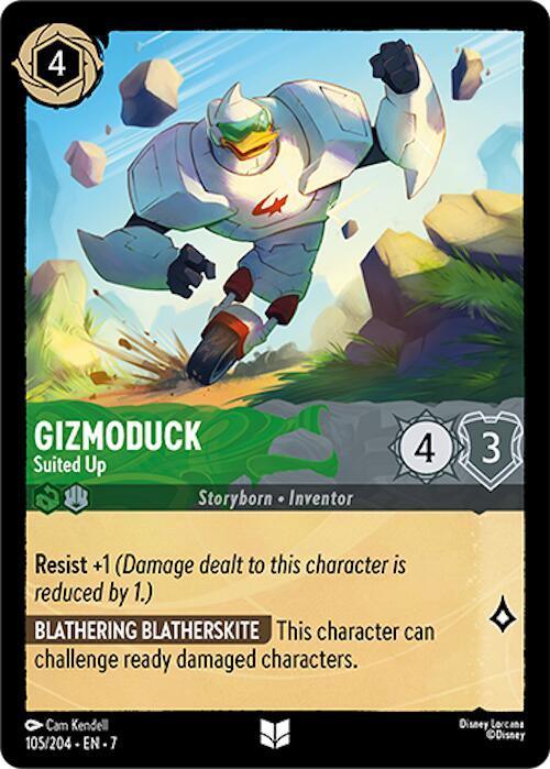  Gizmoduck - Suited Up (105/204) [Archazia's Island] - Trading Card World