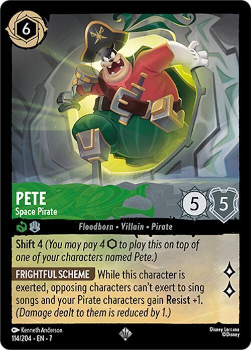  Pete - Space Pirate (114/204) [Archazia's Island] - Trading Card World
