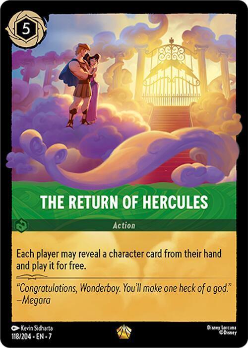  The Return of Hercules (118/204) [Archazia's Island] - Trading Card World