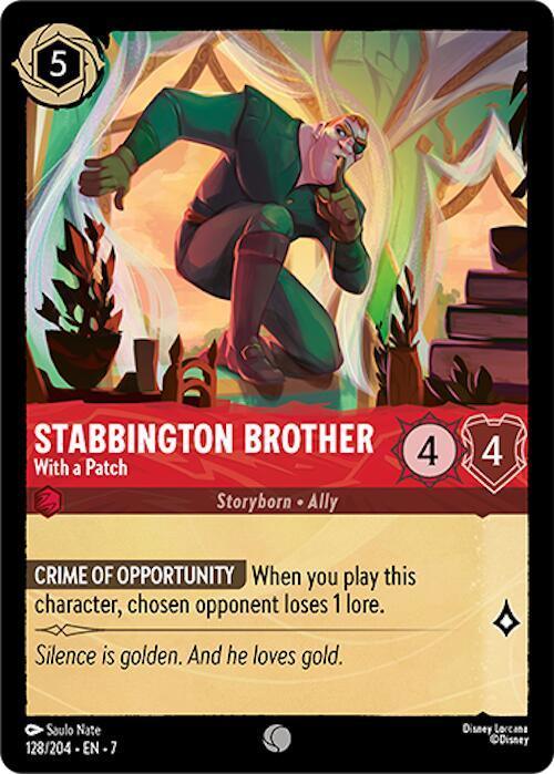  Stabbington Brother - With a Patch (128/204) [Archazia's Island] - Trading Card World