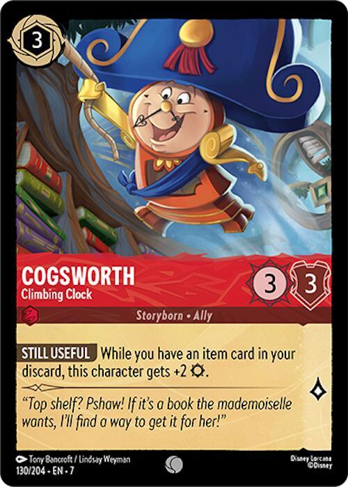  Cogsworth - Climbing Clock (130/204) [Archazia's Island] - Trading Card World