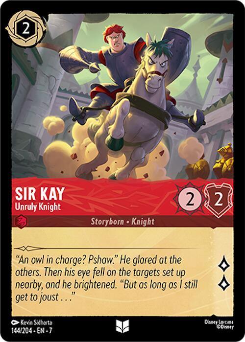  Sir Kay - Unruly Knight (144/204) [Archazia's Island] - Trading Card World