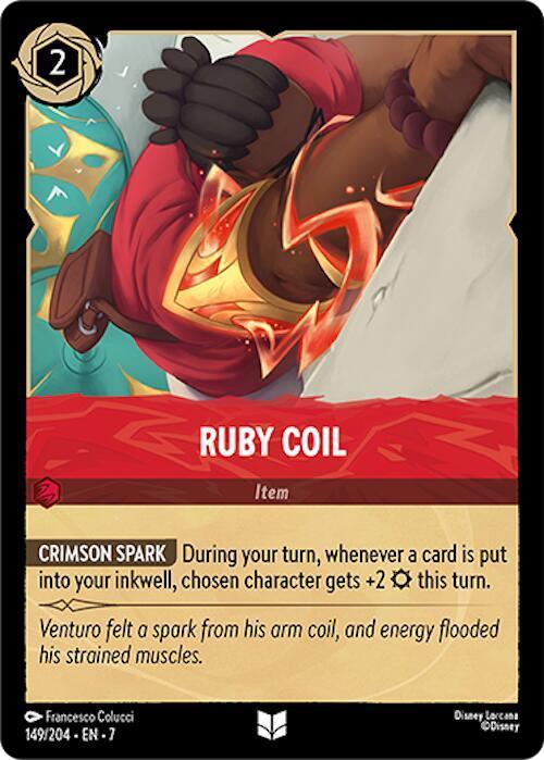  Ruby Coil (149/204) [Archazia's Island] - Trading Card World