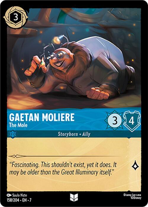  Gaetan Moliere - The Mole (158/204) [Archazia's Island] - Trading Card World