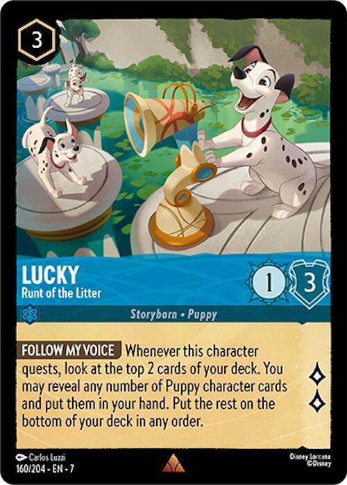  Lucky - Runt of the Litter (160/204) [Archazia's Island] - Trading Card World