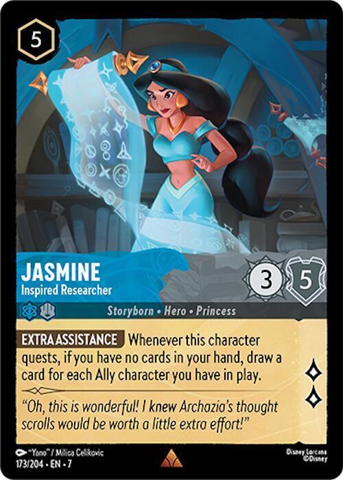  Jasmine - Inspired Researcher (173/204) [Archazia's Island] - Trading Card World