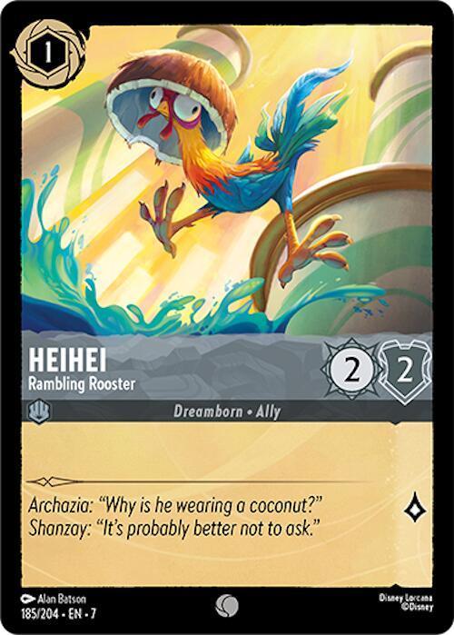  Heihei - Rambling Rooster (185/204) [Archazia's Island] - Trading Card World