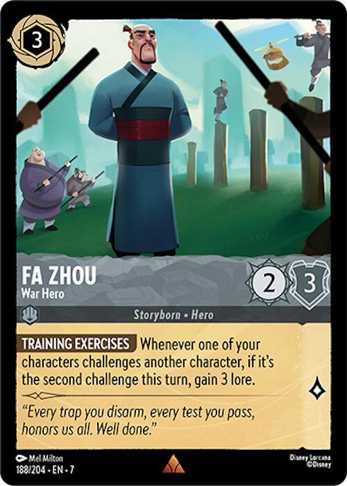  Fa Zhou - War Hero (188/204) [Archazia's Island] - Trading Card World