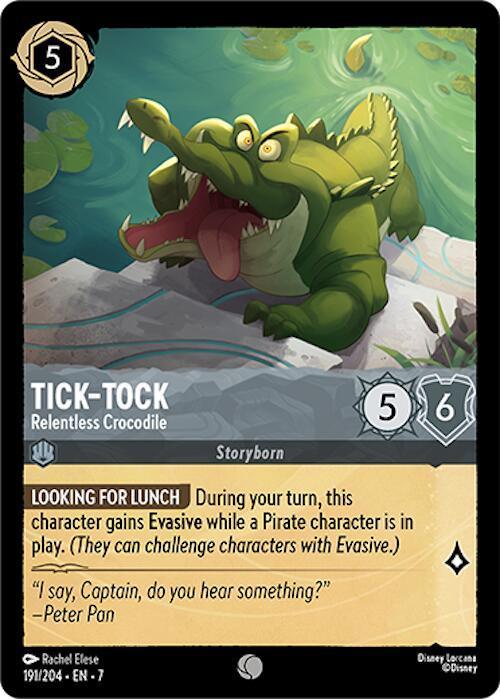  Tick-Tock - Relentless Crocodile (191/204) [Archazia's Island] - Trading Card World
