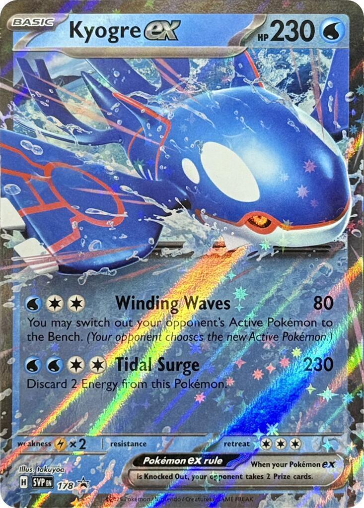 Scarlet & Violet: Black Star Promos Kyogre ex (178) [Scarlet & Violet: Black Star Promos] - Trading Card World