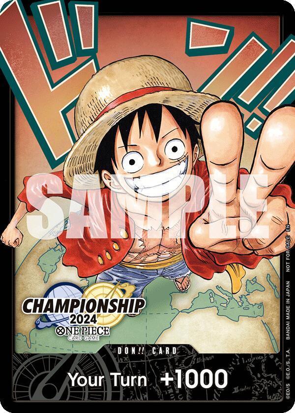DON!!, One Piece Promotion Cards, Promotional Cards DON!! Card (Championship 2024 World Final) [One Piece Promotion Cards] - Trading Card World
