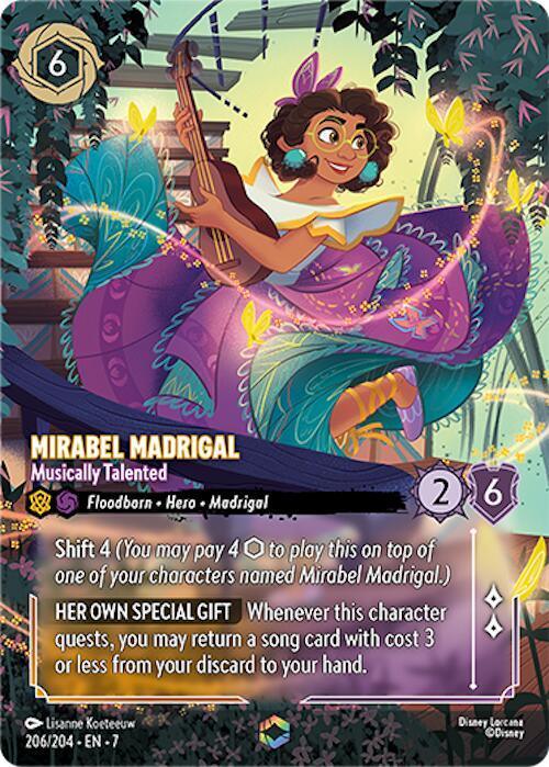  Mirabel Madrigal - Musically Talented (Enchanted) (206/204) [Archazia's Island] - Trading Card World