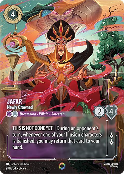  Jafar - Newly Crowned (Enchanted) (210/204) [Archazia's Island] - Trading Card World