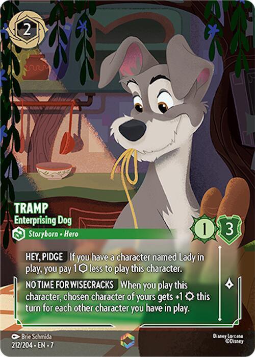 Tramp - Enterprising Dog (Enchanted) (212/204) [Archazia's Island] - Trading Card World