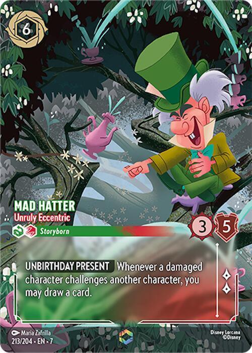  Mad Hatter - Unruly Eccentric (Enchanted) (213/204) [Archazia's Island] - Trading Card World