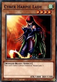 1st Edition, Common, Effect Monster, Legendary Duelists: Season 2, Wind, Winged Beast Cyber Harpie Lady [LDS2-EN067] Common - Trading Card World