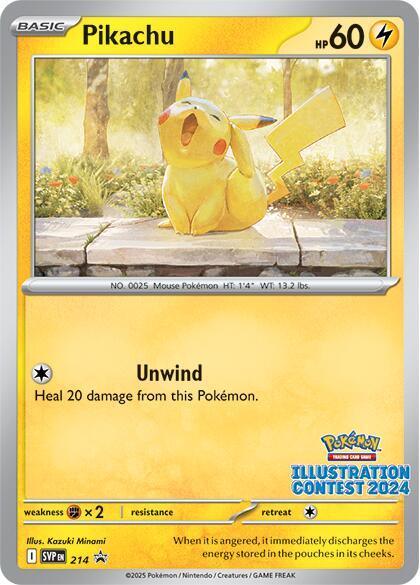 214, Fighting [x2], Lightning, Normal, Promo, Scarlet & Violet: Black Star Promos Pikachu (214) [Scarlet & Violet: Black Star Promos] - Trading Card World