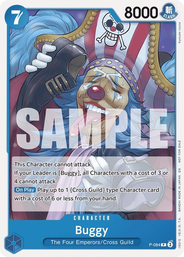 Character, Cross Guild, One Piece Promotion Cards, Promo, Promotional Cards, The Four Emperors Buggy (OP10 Release Event) [One Piece Promotion Cards] - Trading Card World