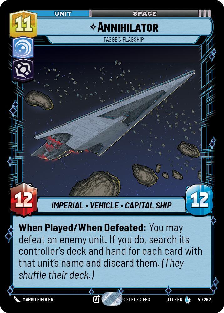  Annihilator - Tagge's Flagship (041/262) [Jump to Lightspeed] - Trading Card World