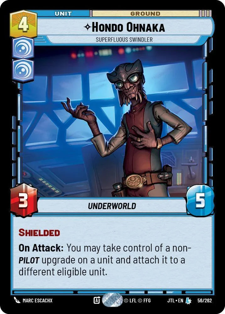  Hondo Ohnaka - Superfluous Swindler (056/262) [Jump to Lightspeed] - Trading Card World