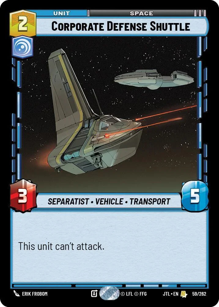  Corporate Defense Shuttle (059/262) [Jump to Lightspeed] - Trading Card World