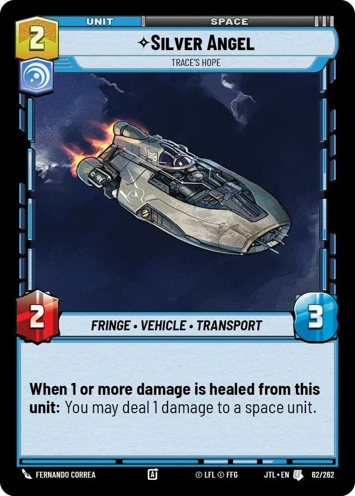  Silver Angel - Trace's Hope (062/262) [Jump to Lightspeed] - Trading Card World