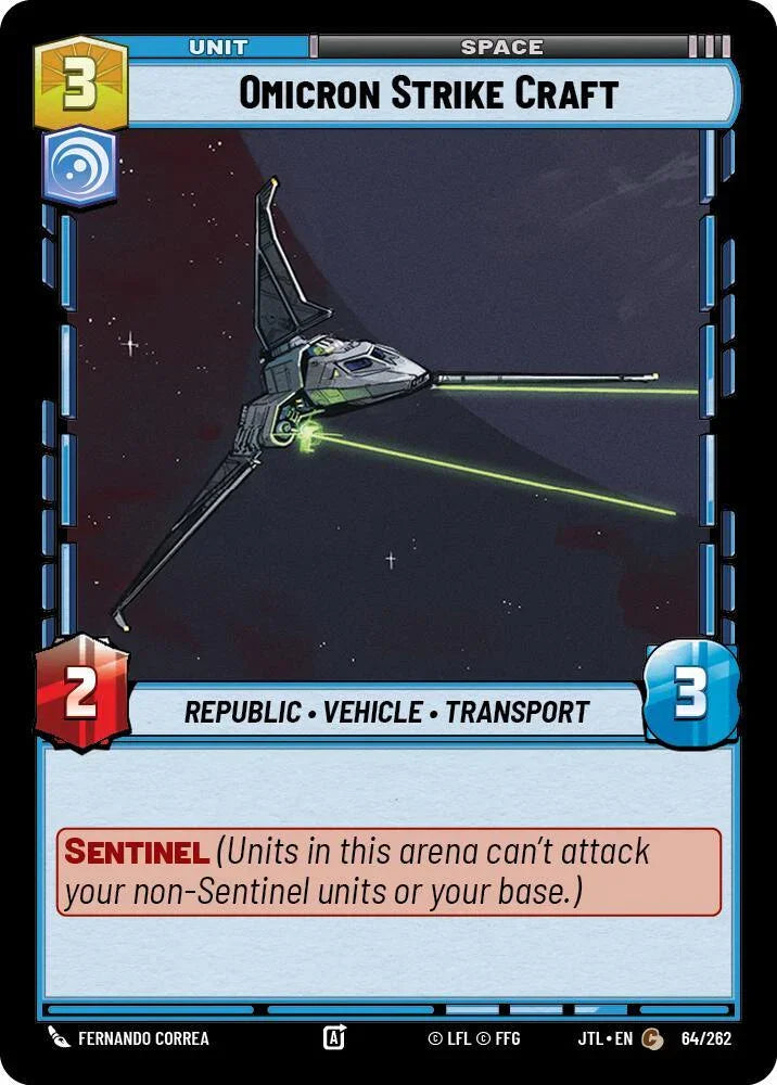  Omicron Strike Craft (064/262) [Jump to Lightspeed] - Trading Card World
