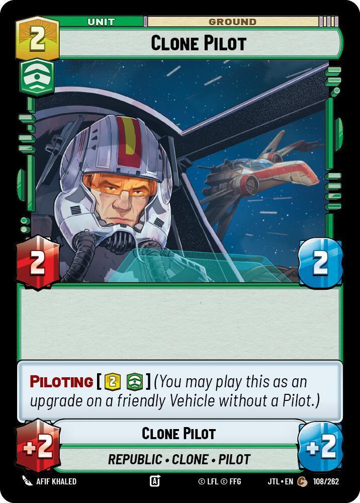  Clone Pilot (108/262) [Jump to Lightspeed] - Trading Card World
