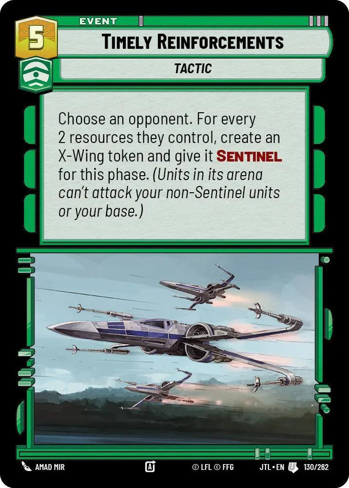  Timely Reinforcements (130/262) [Jump to Lightspeed] - Trading Card World