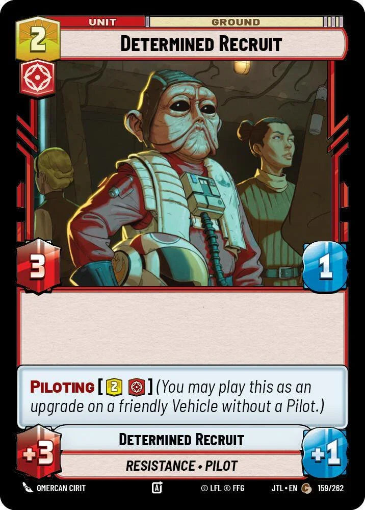  Determined Recruit (159/262) [Jump to Lightspeed] - Trading Card World