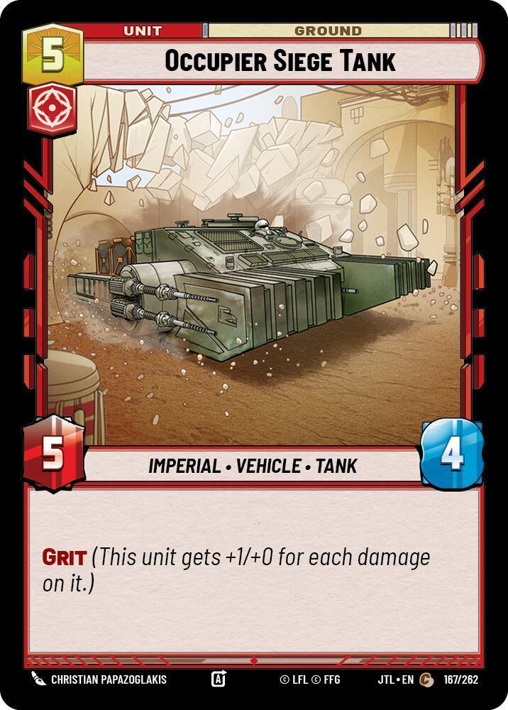  Occupier Siege Tank (167/262) [Jump to Lightspeed] - Trading Card World