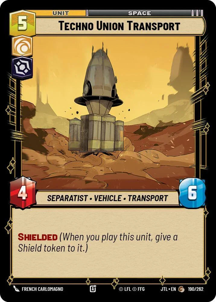  Techno Union Transport (190/262) [Jump to Lightspeed] - Trading Card World