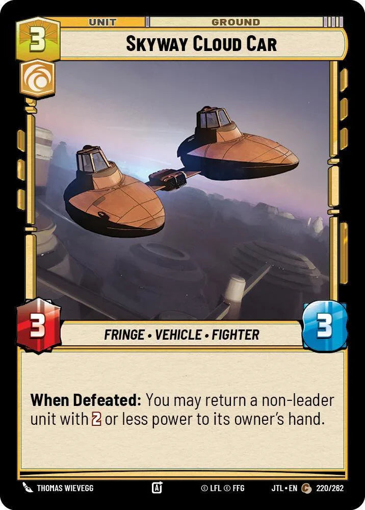  Skyway Cloud Car (220/262) [Jump to Lightspeed] - Trading Card World