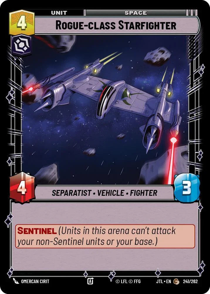  Rogue-class Starfighter (241/262) [Jump to Lightspeed] - Trading Card World