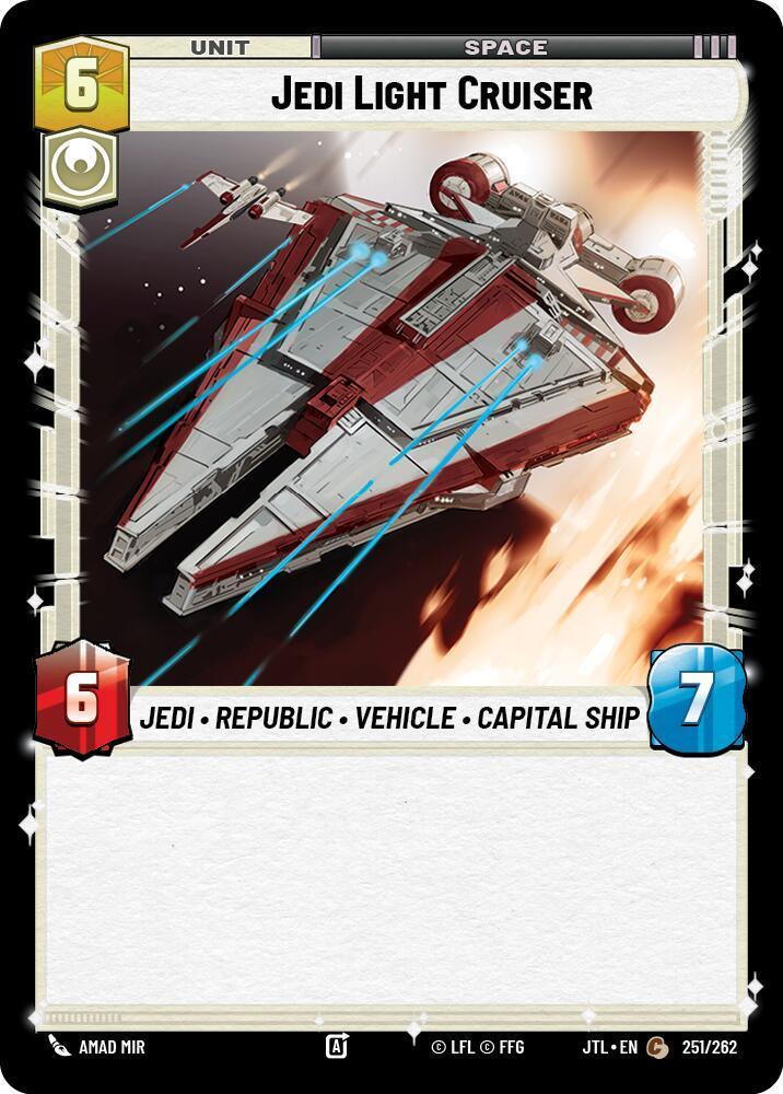  Jedi Light Cruiser (251/262) [Jump to Lightspeed] - Trading Card World
